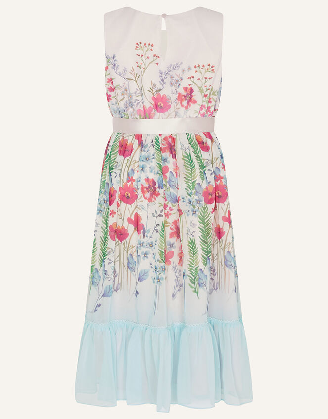 Meadow Printed Chiffon Maxi Dress, Multi (MULTI), large