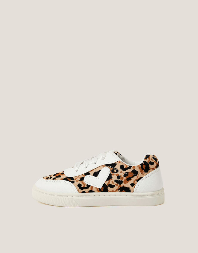 Leopard Print Trainers, Multi (MULTI), large