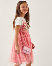 Mini Glitter Satchel Bag, , large