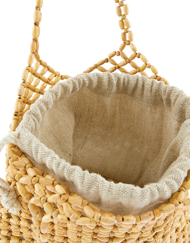 Wren Wooden Bead Tote Bag, , large