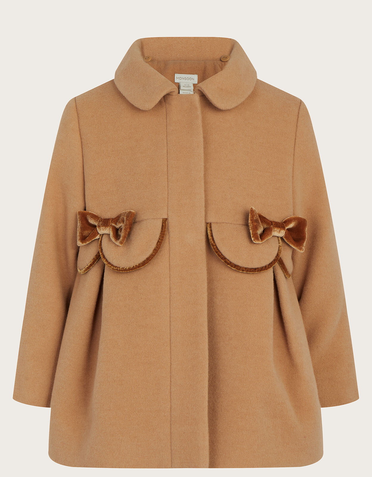 Monsoon shop camel coat