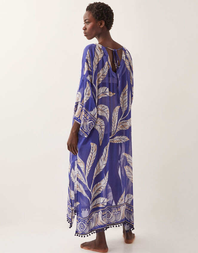 Eden Leaf Print Kaftan, , large