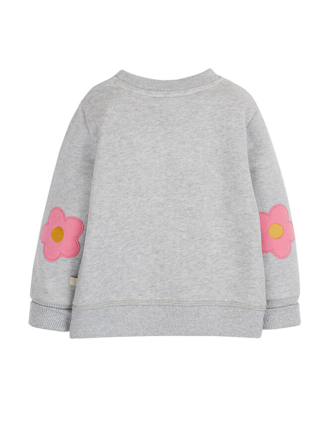 Frugi Easy On Bunny Jumper, Grey (GREY), large