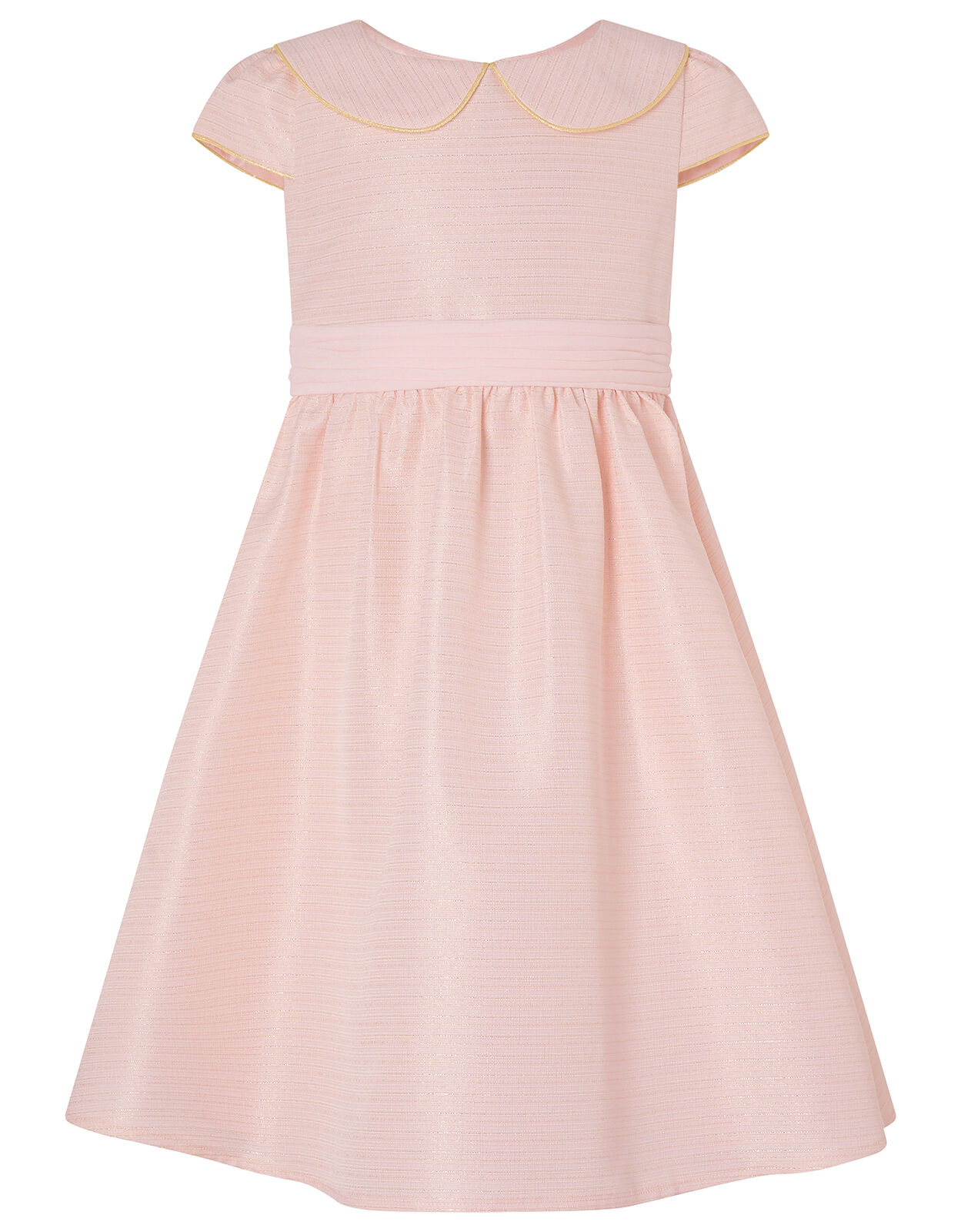 pink dress with collar