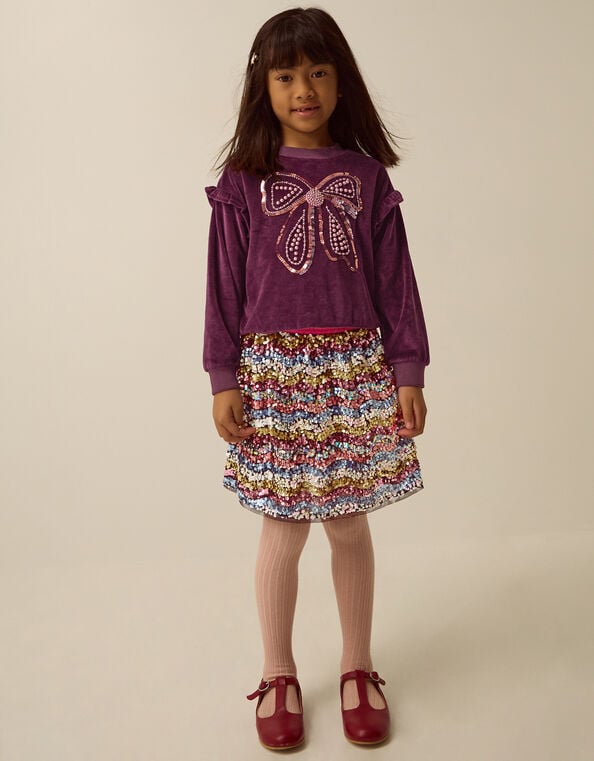 Sequin Party Skirt, Multi (MULTI), large