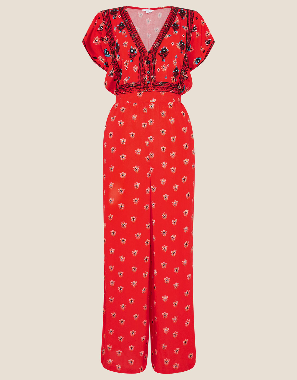 Monsoon jumpsuit red store