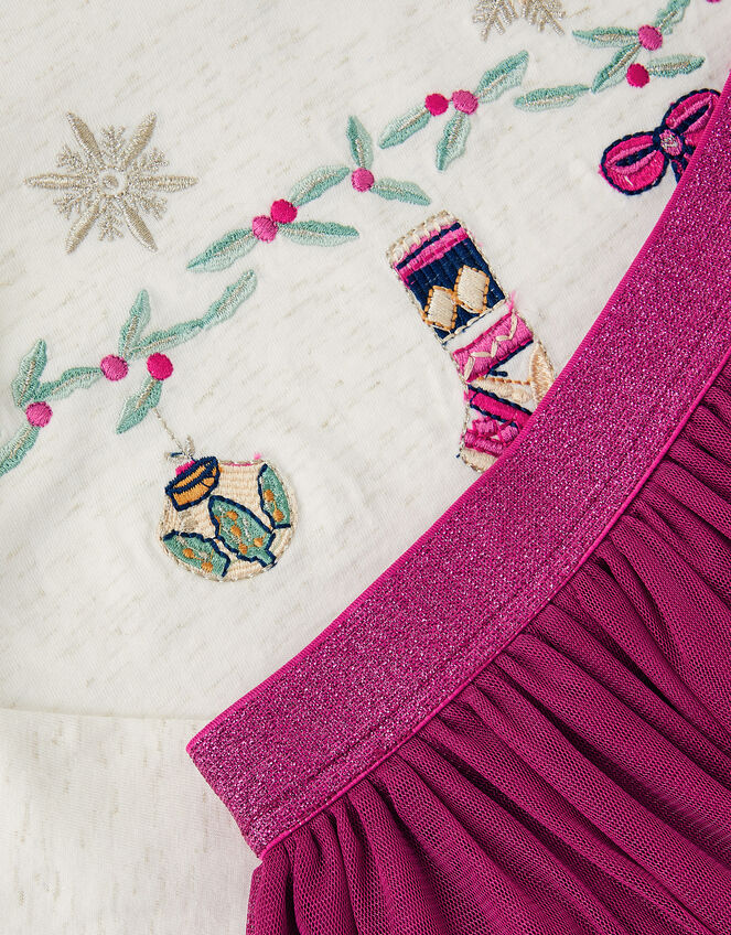 Christmas Garland Disco Set, Red (BURGUNDY), large