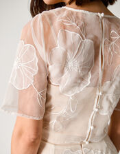 Rosie Lace Floral Bridal Top, Ivory (IVORY), large