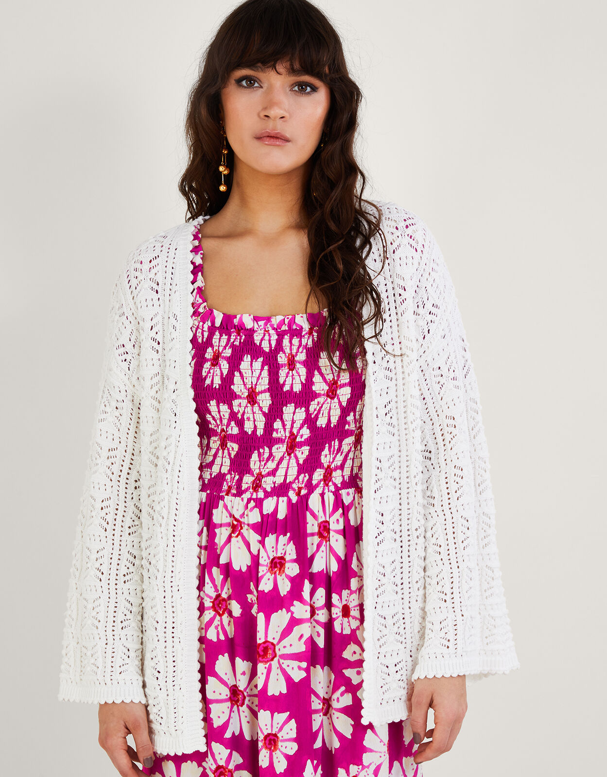 Monsoon ivory deals cardigan