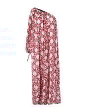 Pitusa One Shoulder Block Print Maxi Dress, , large