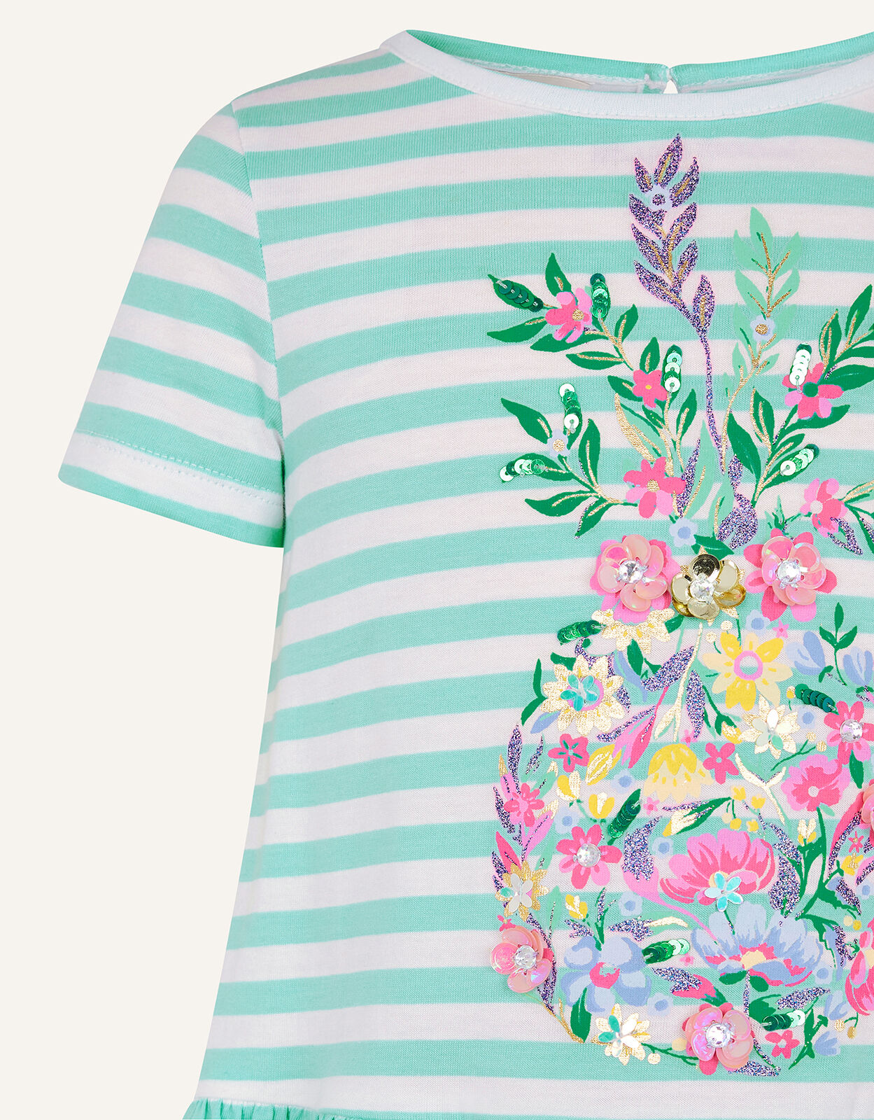 sequin pineapple shirt