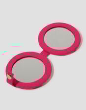 Leopard Print Compact Mirror, , large