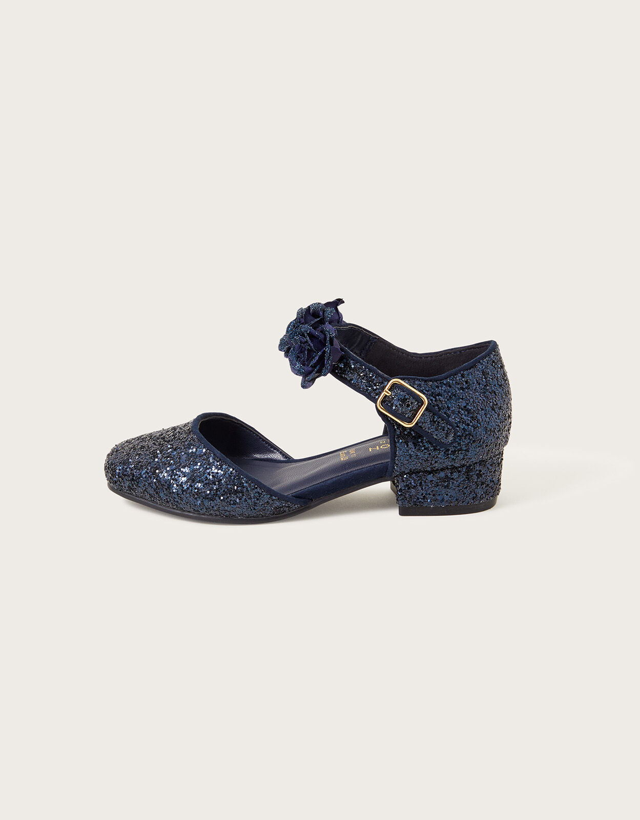 Corsage Glitter Heels Blue Girls Shoes Boots Monsoon ROI
