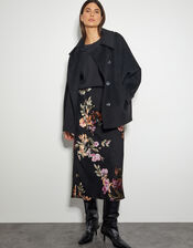 Didi Dolman Sleeve Coat, Black (BLACK), large