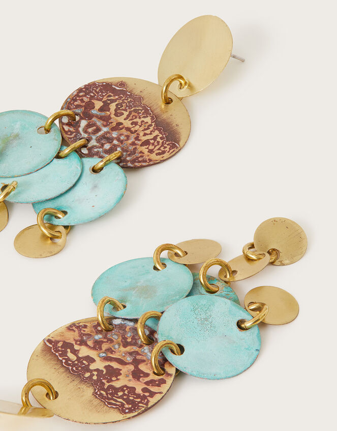 Sibilia Large Turquoise Charm Earrings , , large
