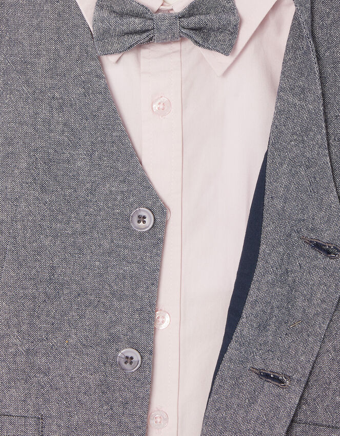 Three-Piece Vest and Shirt Set, Gray (GREY), large