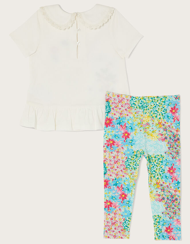 Baby Bee Floral Top and Leggings Set , Multi (MULTI), large