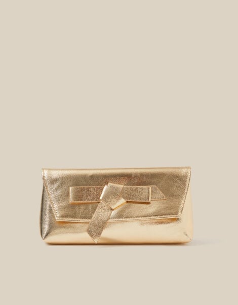 Pippa Bow Clutch Bag, , large