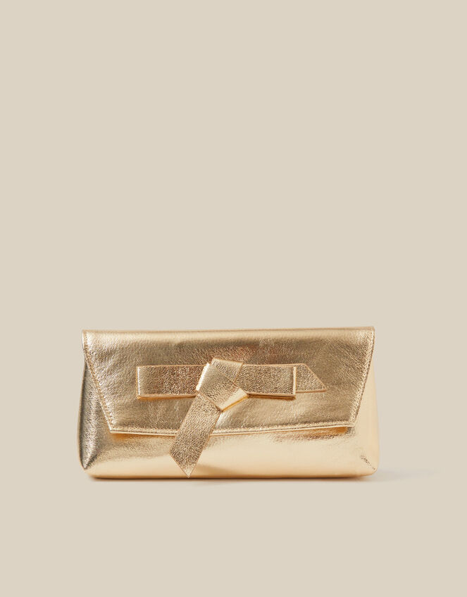 Pippa Bow Clutch Bag, , large