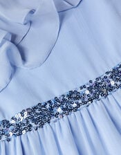 Ruby Ruffle One-Shoulder Prom Dress, Blue (PALE BLUE), large
