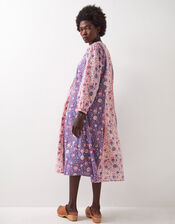 East Imogen Floral Midi Swing Dress, Multi (MULTI), large