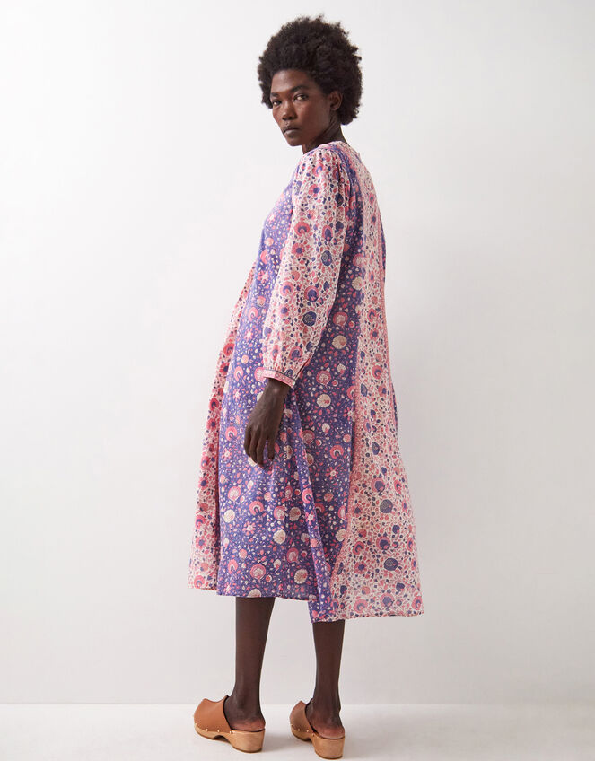 East Imogen Floral Midi Swing Dress, Multi (MULTI), large