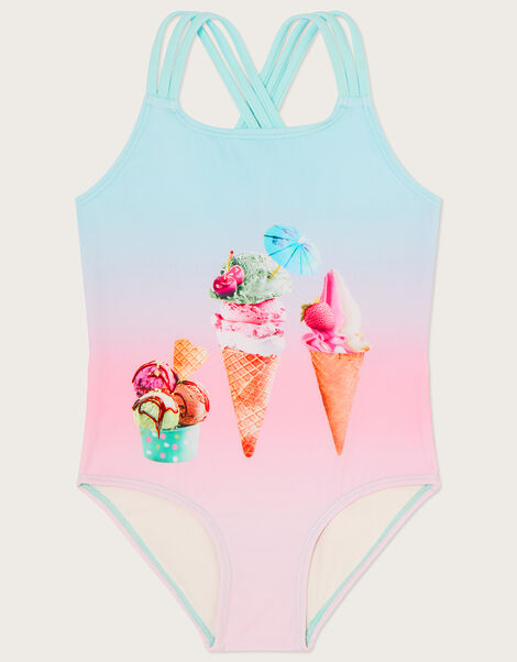 Ice Cream Ombre Swimsuit , Multi (MULTI), large
