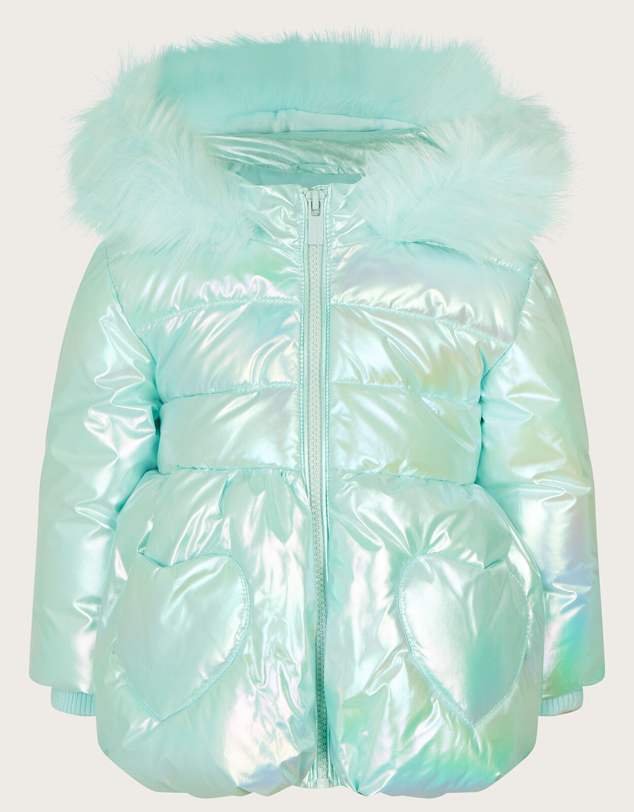 Girls iridescent coat cheap