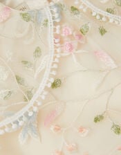 Baby Floral Embroidered Swing Dress, Multi (MULTI), large