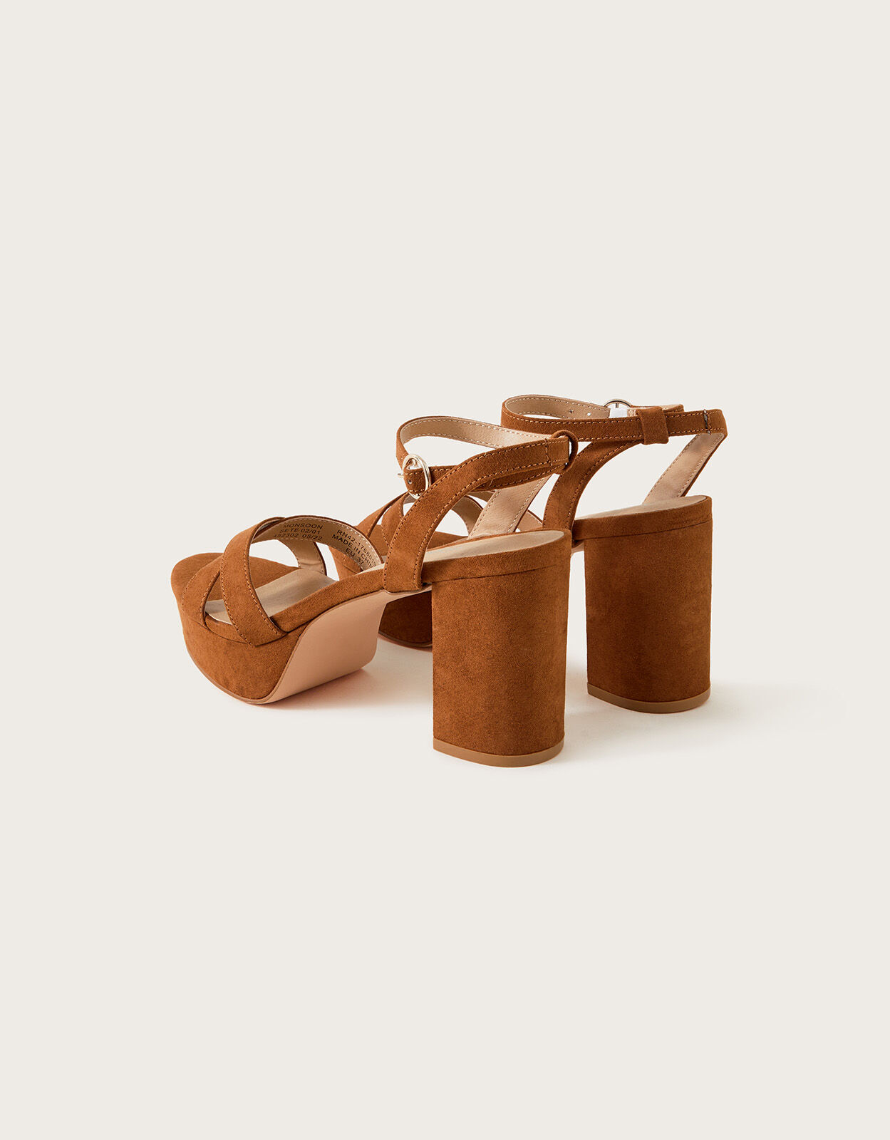 Tan platform heel discount