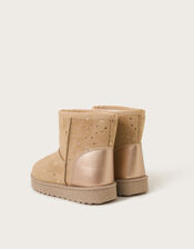 Shimmer Slouchy Boots, Tan (TAN), large