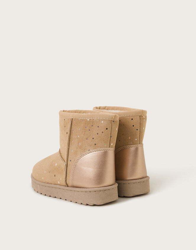 Shimmer Slouchy Boots, Tan (TAN), large