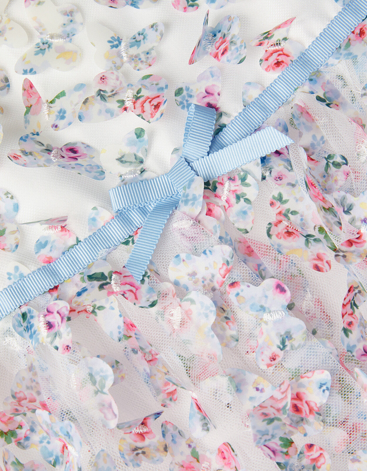 Confetti 3D Petal Dress Ivory Girls Dresses Monsoon Global