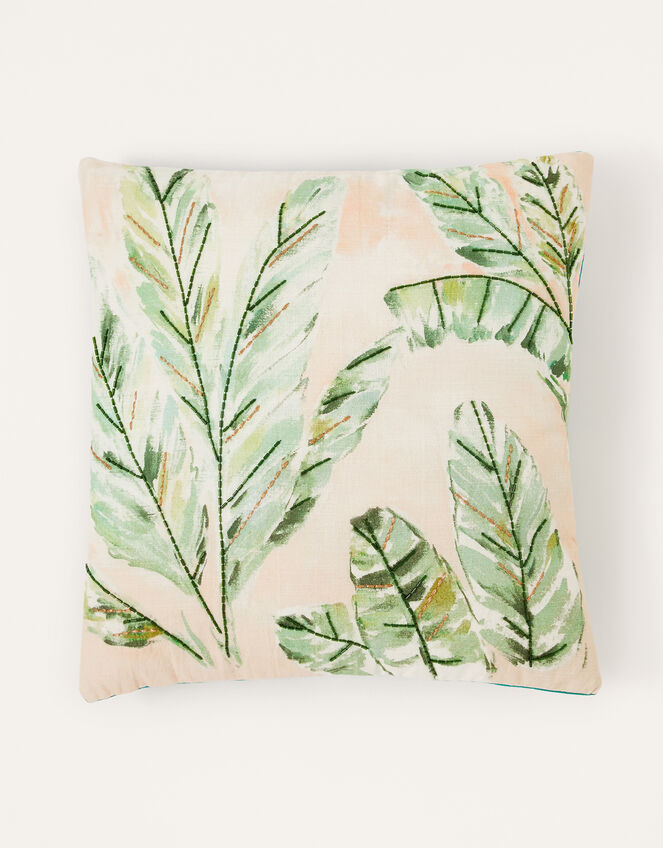 Palm Tree Fan Cushion, , large