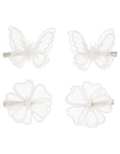 Organza Hair Clip Set, , large