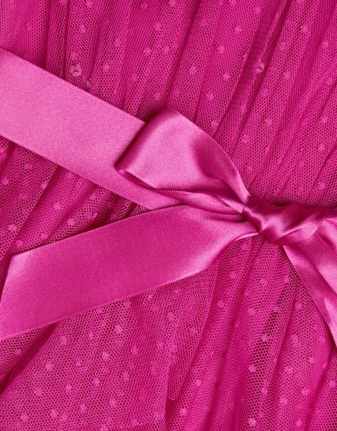 Stacie Waterfall Dress, Pink (MAGENTA), large