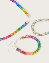 Rainbow Embellished Accessory Set, , large