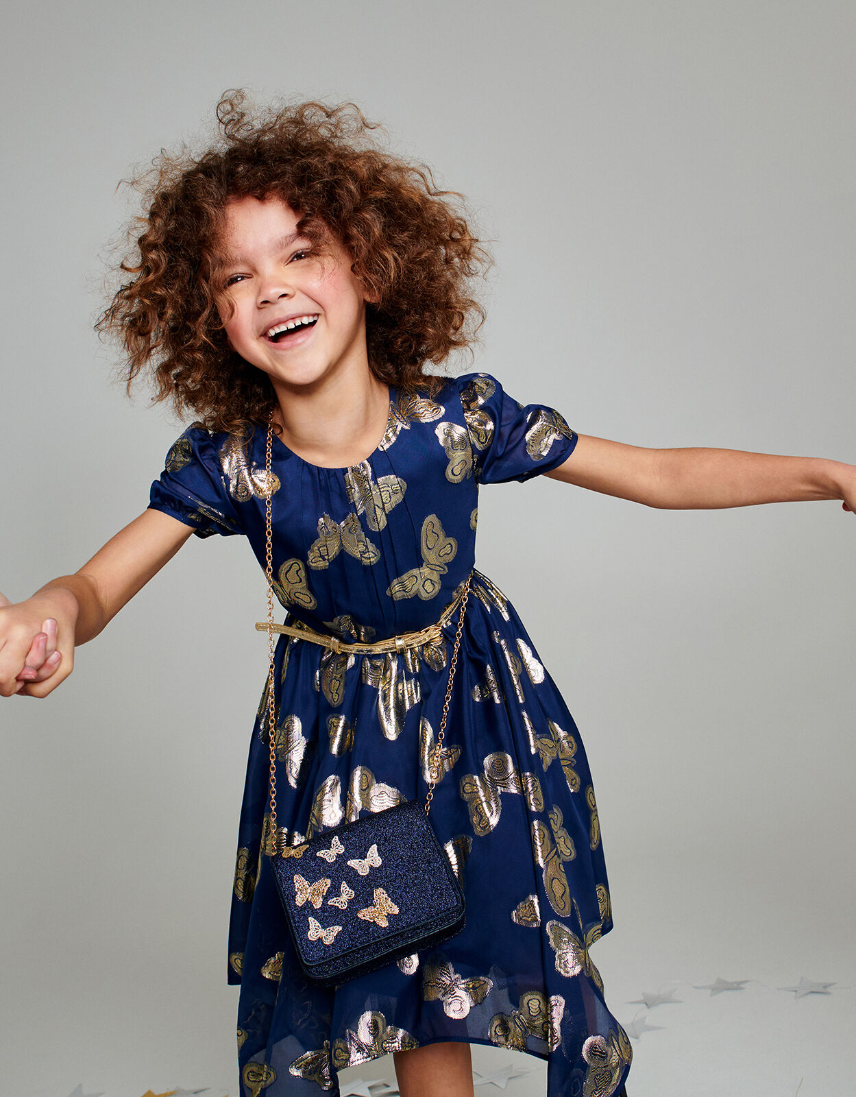 Monsoon butterfly elasticky dress
