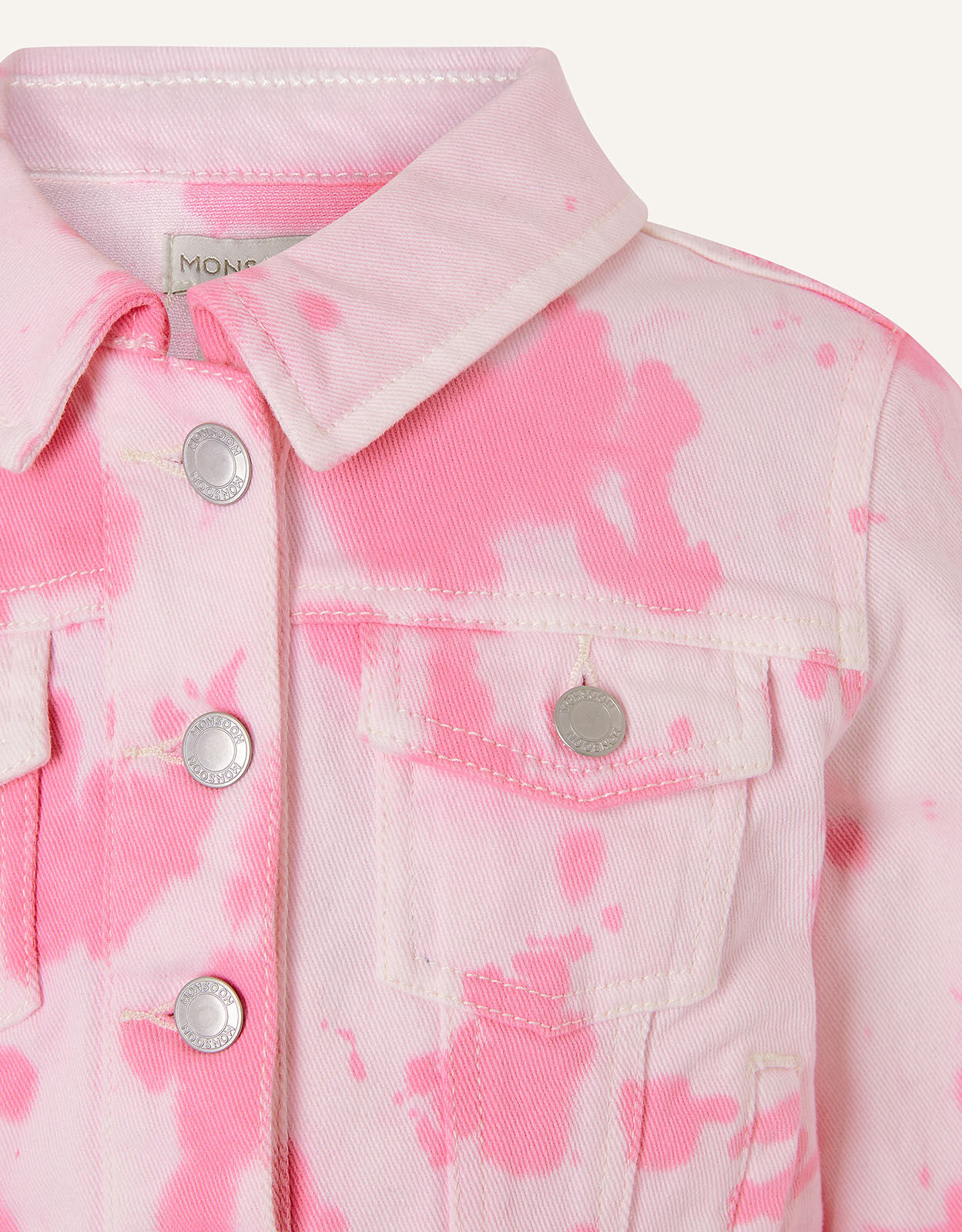 monsoon white denim jacket