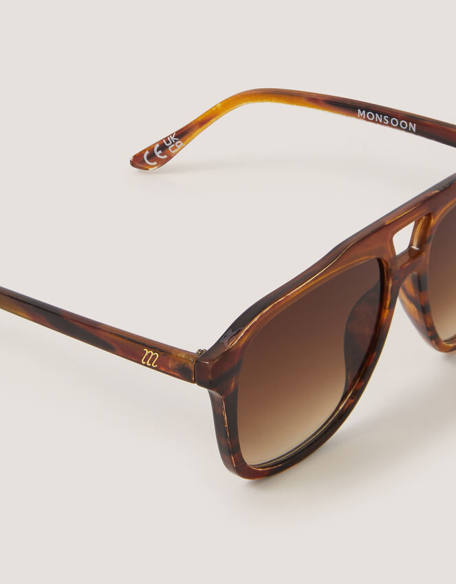 Tort Aviator Sunglasses, , large