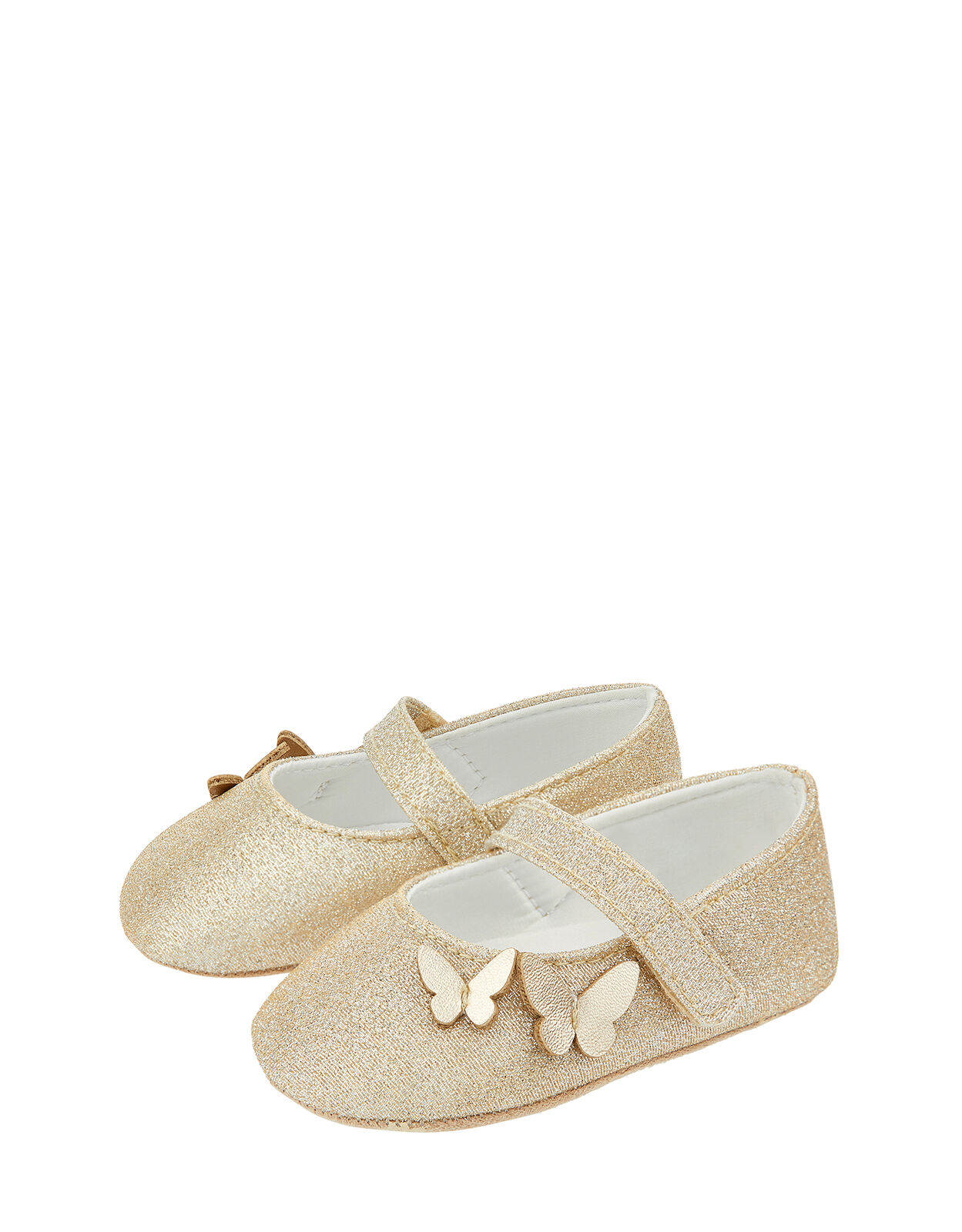 baby gold booties
