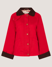 Riley Barn Jacket, Red (RED), large