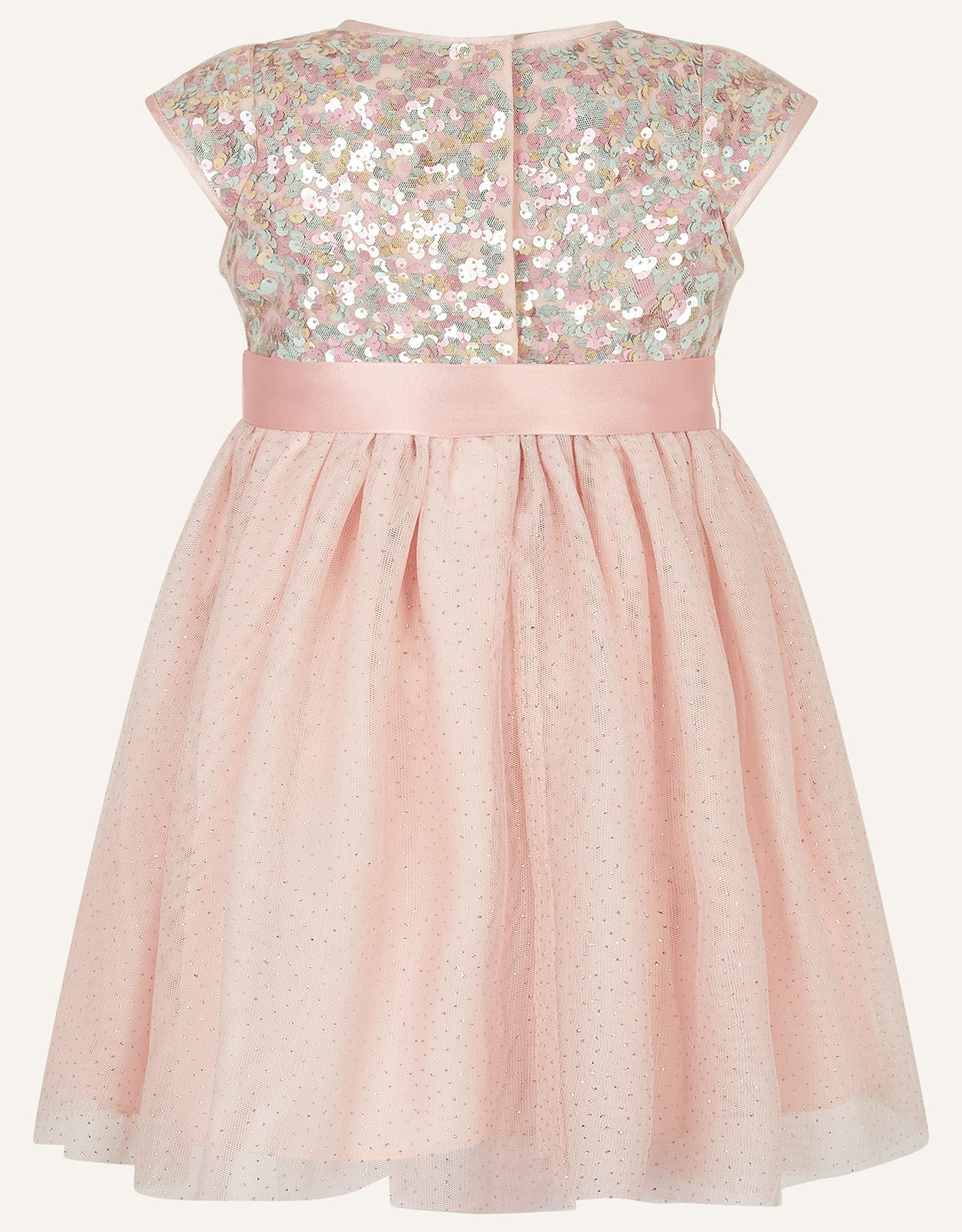 Monsoon pink sequin dress outlet