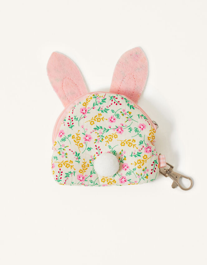 Gingham Ears Bunny Purse, , large