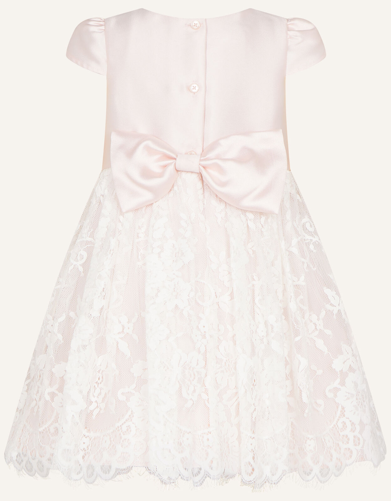 Monsoon pink lace dress clearance