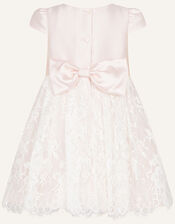 Baby Lace Skirt Bridesmaid Dress, Pink (PINK), large