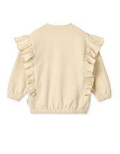 Liewood Marcella Cherry Frill Sweatshirt, Natural (ECRU), large