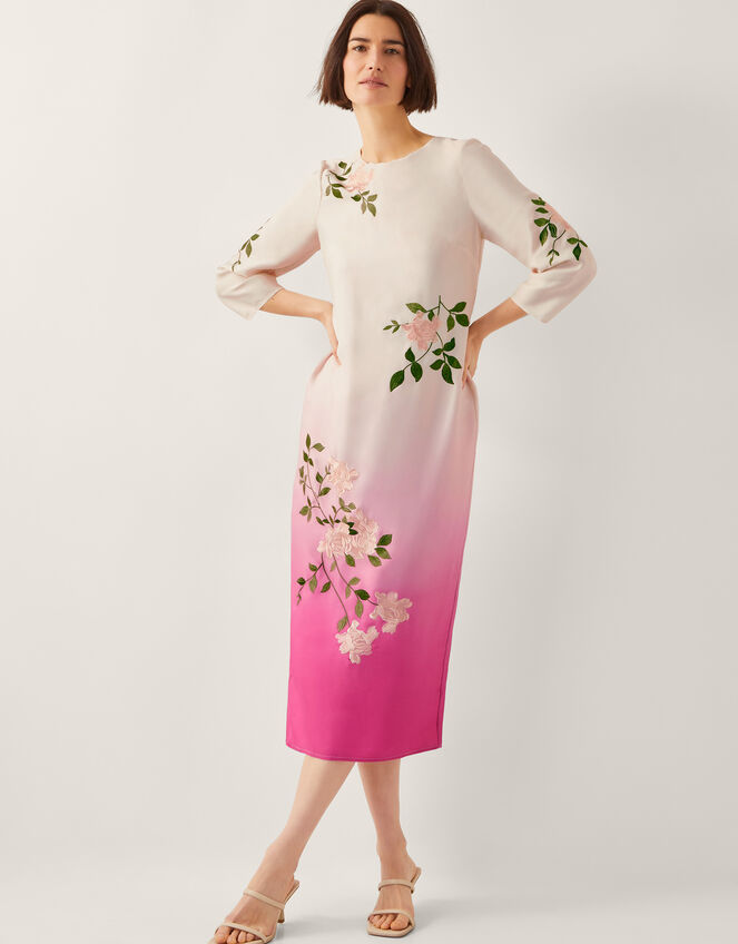 Felicity Ombre Midi Dress, Pink (PINK), large