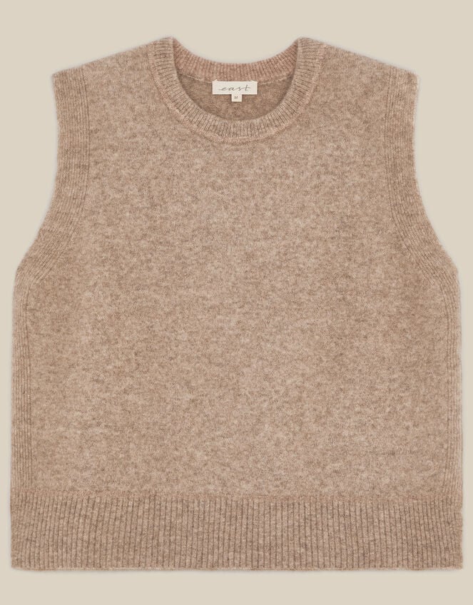 East Genet Mohair Knitted Tank, Mink (MINK), large