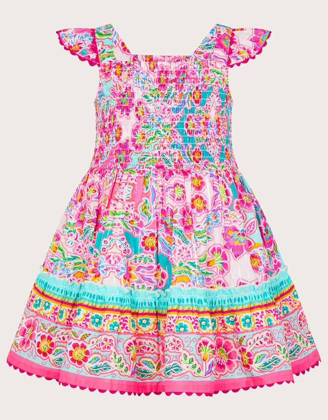 Baby Heritage Floral Dress, Pink (PINK), large